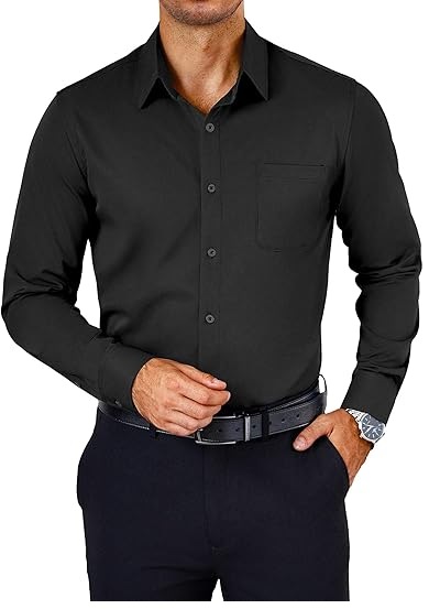 Camisa Oxford Negra